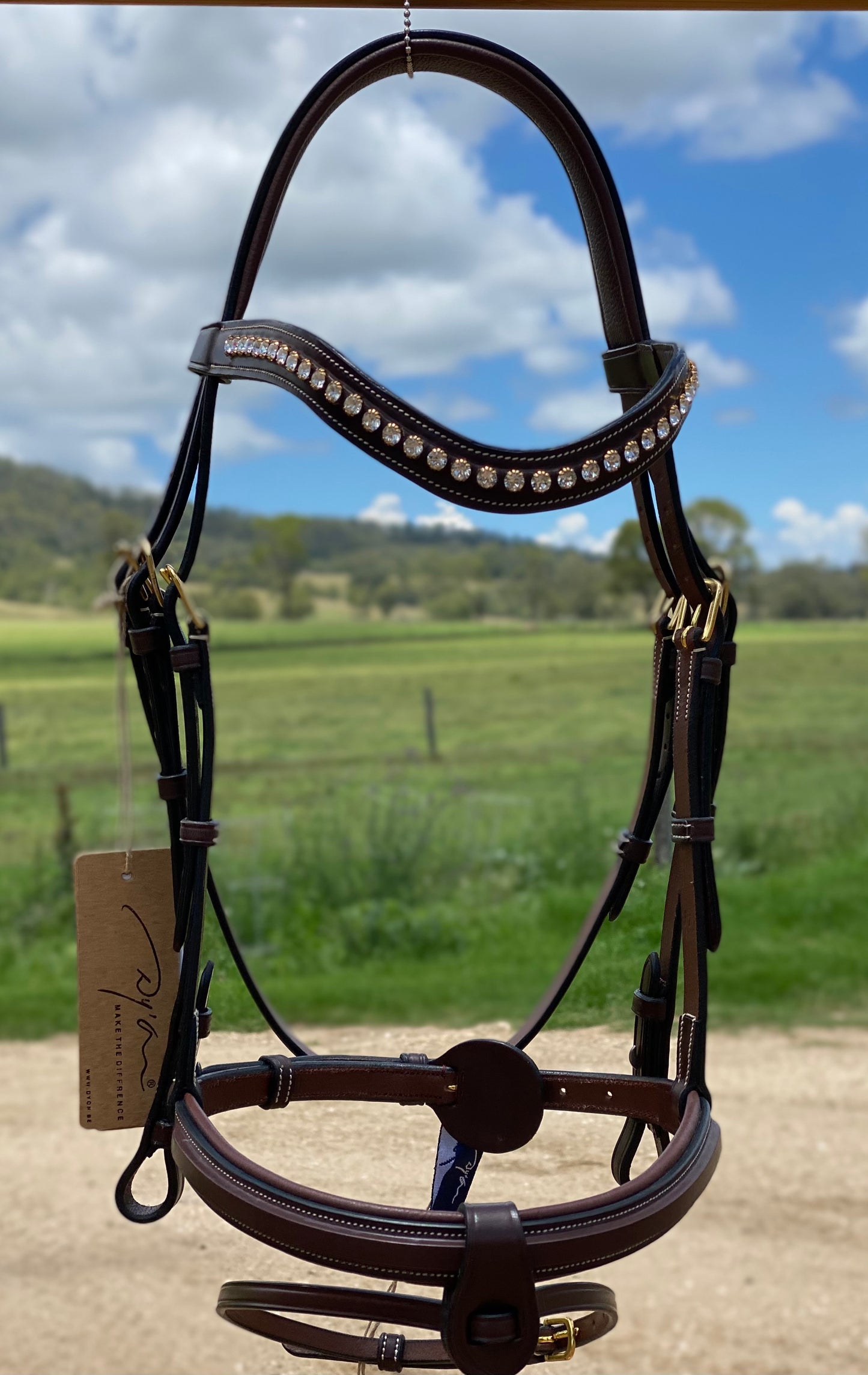 Dy’on Collection Semi-Custom Flash Noseband Bridle