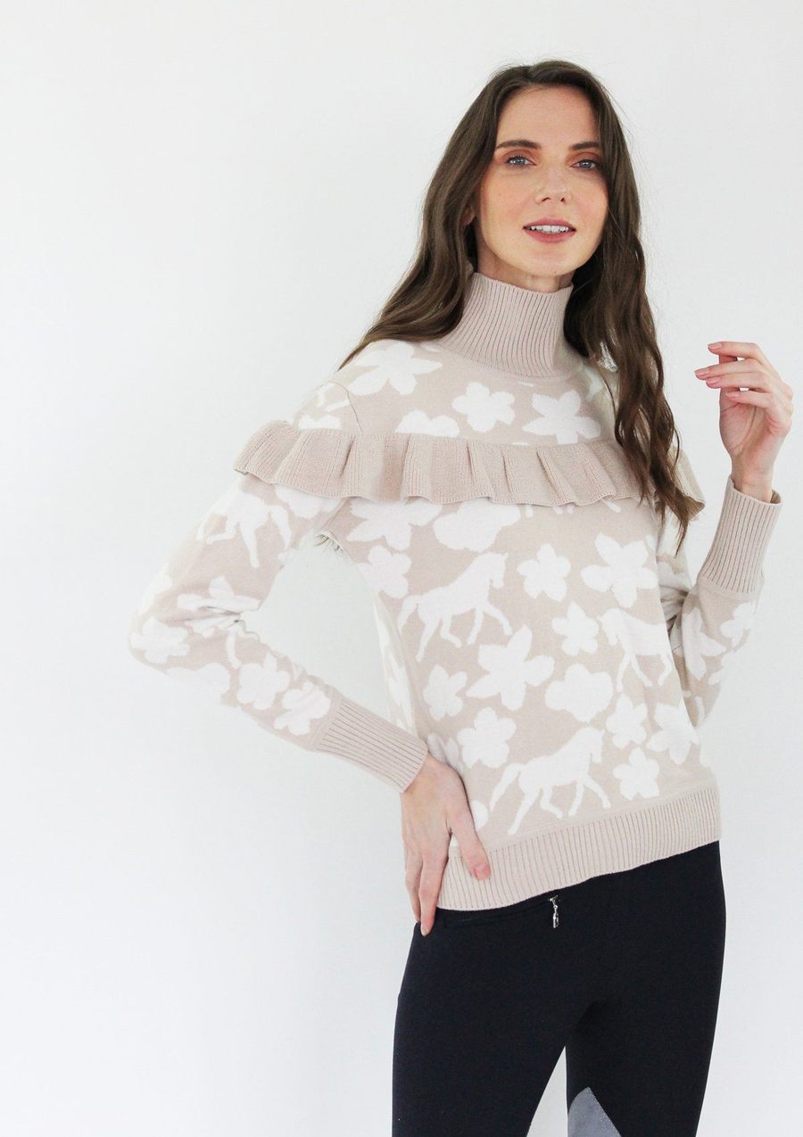 Frilly turtleneck store