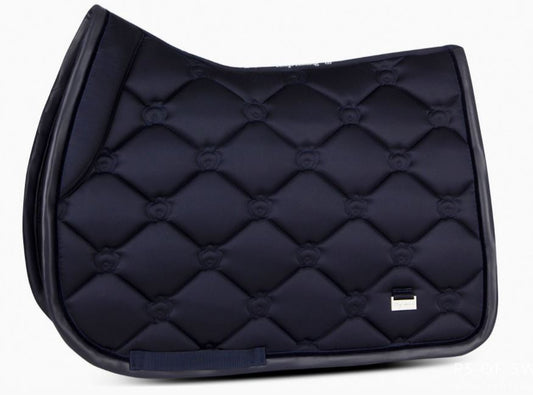 PS of Sweden SS21 Monogram Saddle Pad Navy | Dressage or Jump