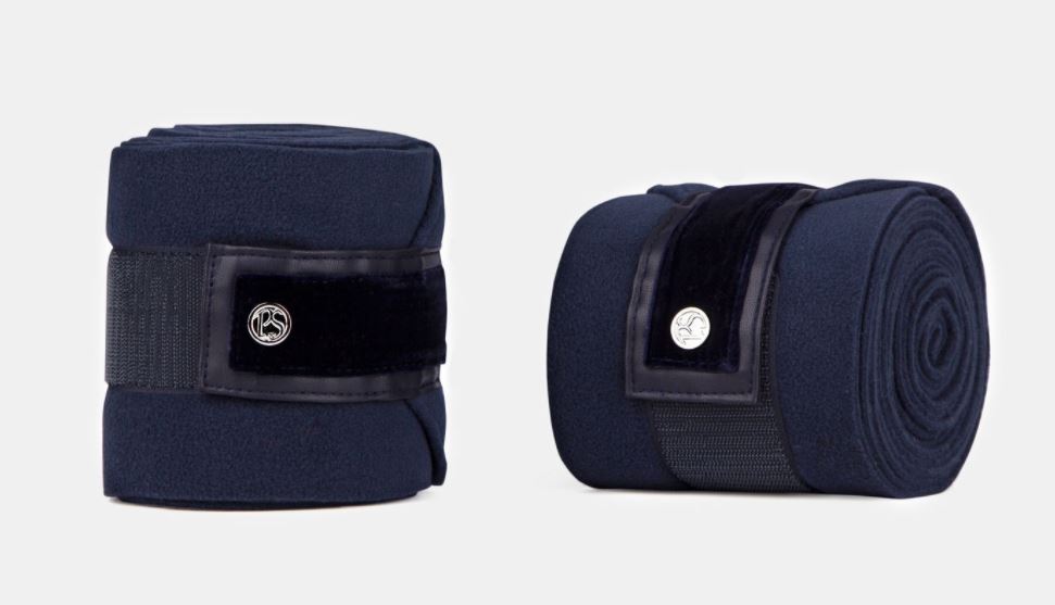 PS of Sweden SS21 Monogram Polo Bandages Navy