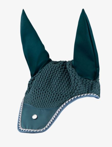 PS of Sweden SS21 Monogram Ear Bonnet Fly Hat | Petrol