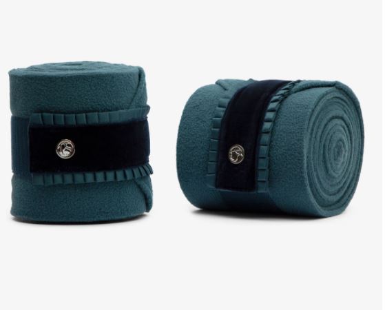 PS of Sweden SS21 Ruffle Polo Bandages | Petrol