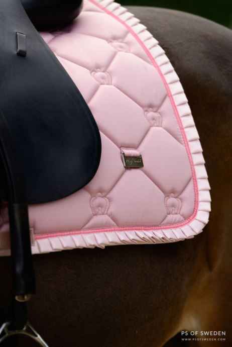 PS of Sweden SS21 Pink Ruffle Saddle Pad