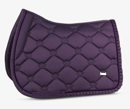 PS of Sweden SS21 Ruffle Saddle Pad Plum | Dressage or Jump