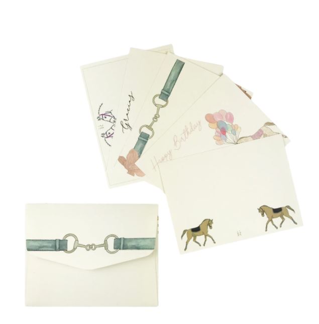Ronner Equestrian Stationery Gift Card Set of 14 Mixed Cards