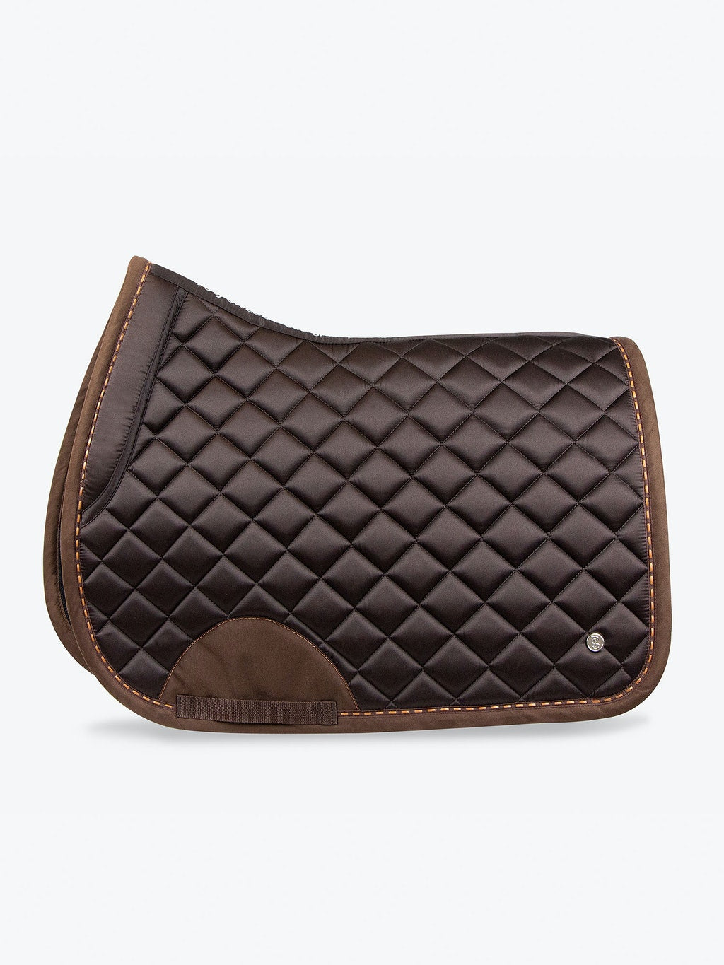 PS of Sweden FW21 Brown Suede Coffee Saddle Pad | Dressage or Jump