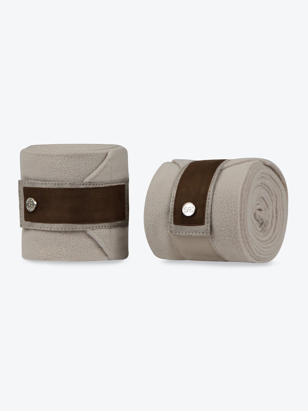 PS of Sweden FW21 Brown Suede Polo Bandages | Latte