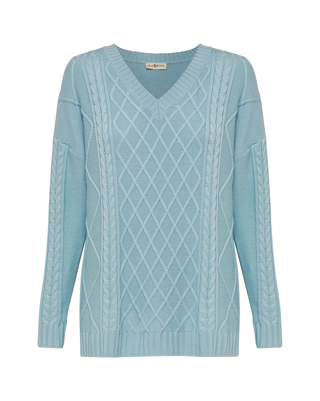 Iris & Wool Merino Tolderol Cable Knit Sweater