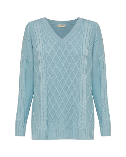 Iris & Wool Merino Tolderol Cable Knit Sweater